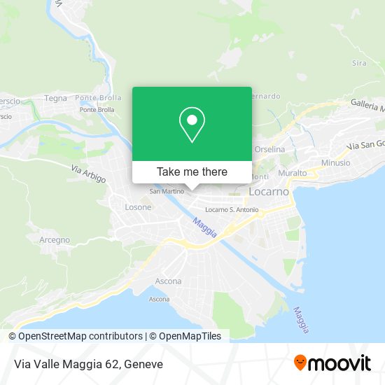 Via Valle Maggia 62 map