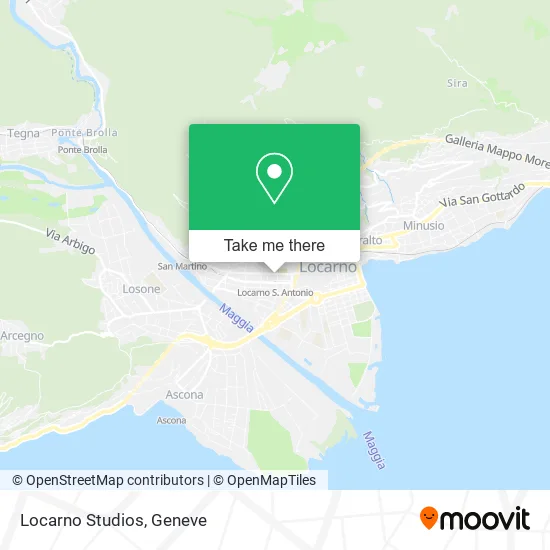 Locarno Studios map