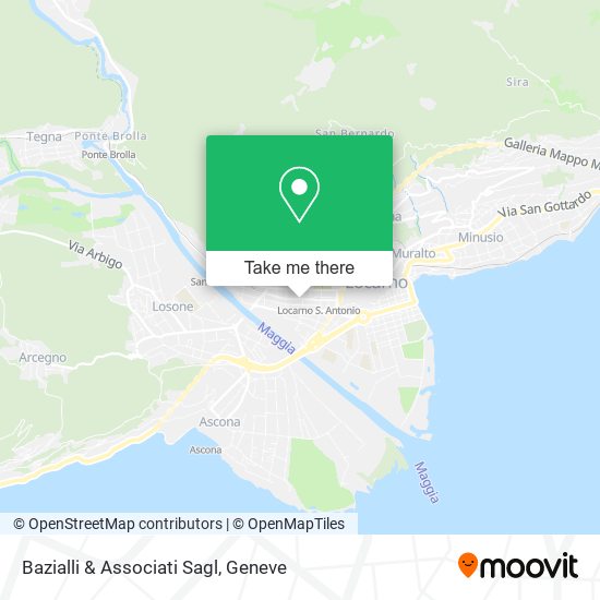 Bazialli & Associati Sagl map
