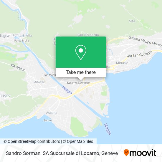Sandro Sormani SA Succursale di Locarno map