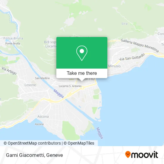 Garni Giacometti map