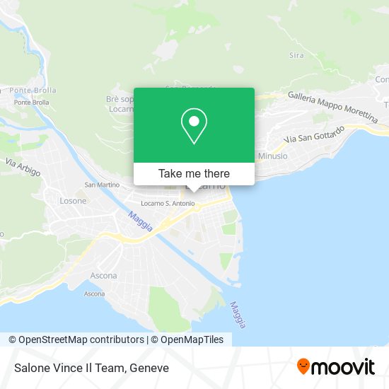 Salone Vince Il Team map