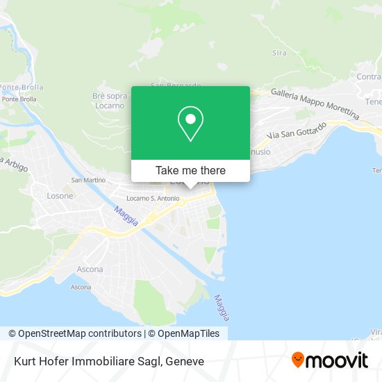 Kurt Hofer Immobiliare Sagl map