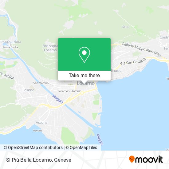 Sì Più Bella Locarno map