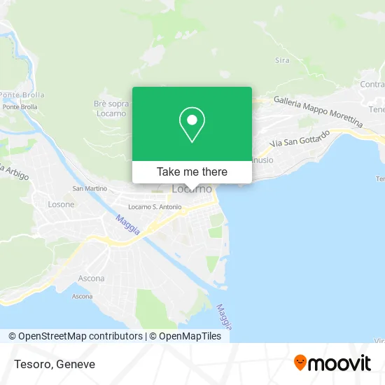 Tesoro map