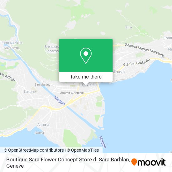 Boutique Sara Flower Concept Store di Sara Barblan map