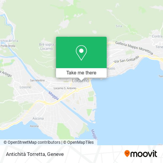 Antichità Torretta map