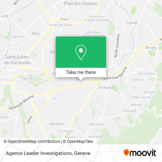 Agence Leader Investigations map