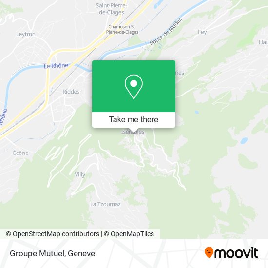 Groupe Mutuel map