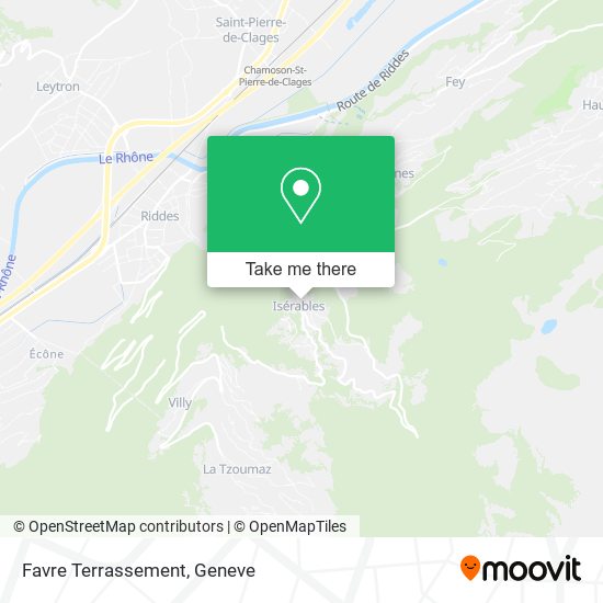 Favre Terrassement map