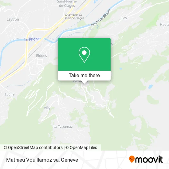 Mathieu Vouillamoz sa map