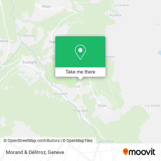 Morand & Délitroz map