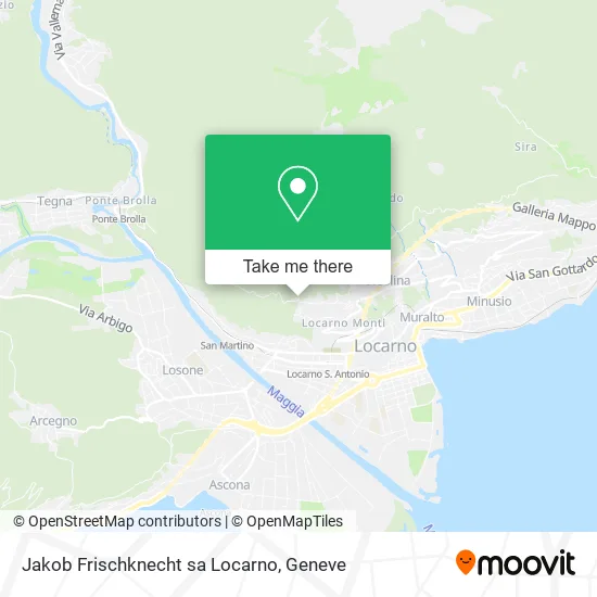 Jakob Frischknecht sa Locarno map