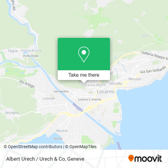 Albert Urech / Urech & Co map