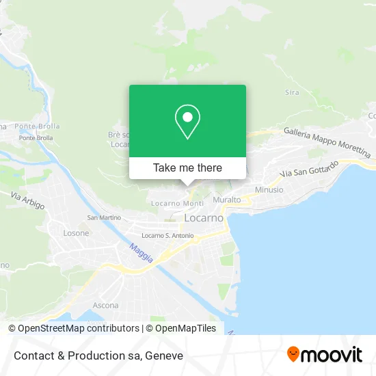 Contact & Production sa map