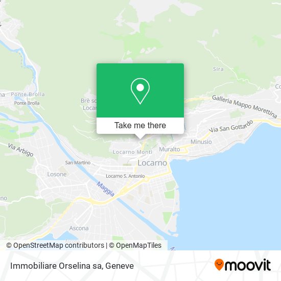 Immobiliare Orselina sa map