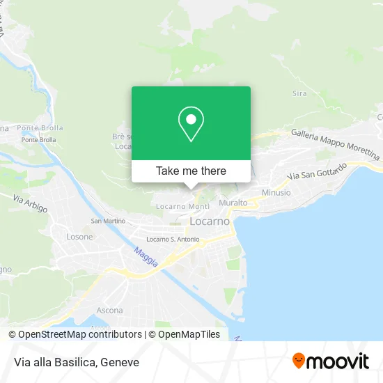 Via alla Basilica map