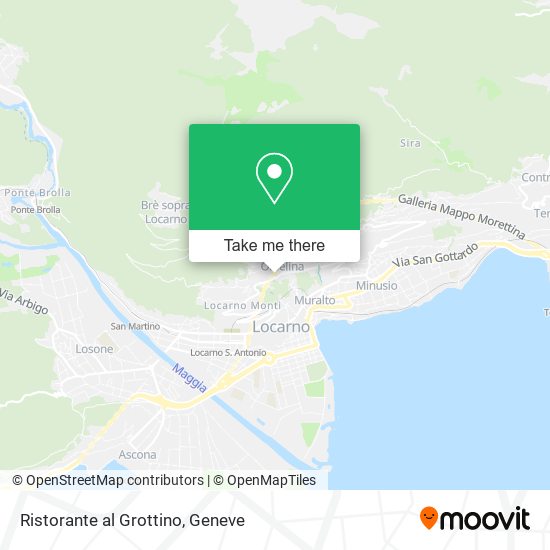 Ristorante al Grottino map