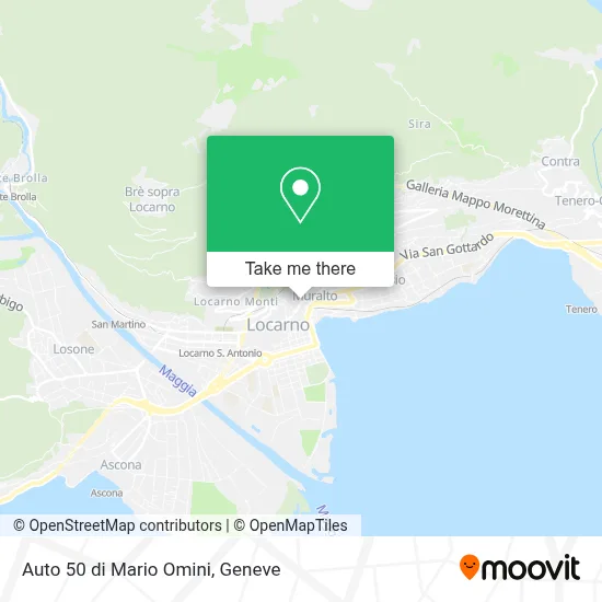 Auto 50 di Mario Omini map