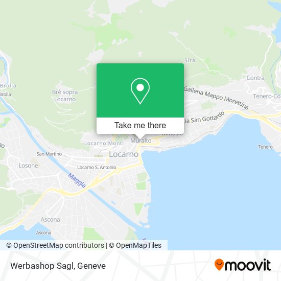 Werbashop Sagl map