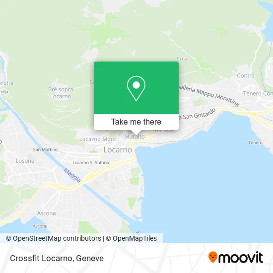 Crossfit Locarno map