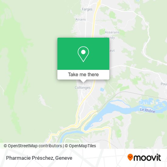 Pharmacie Préschez map
