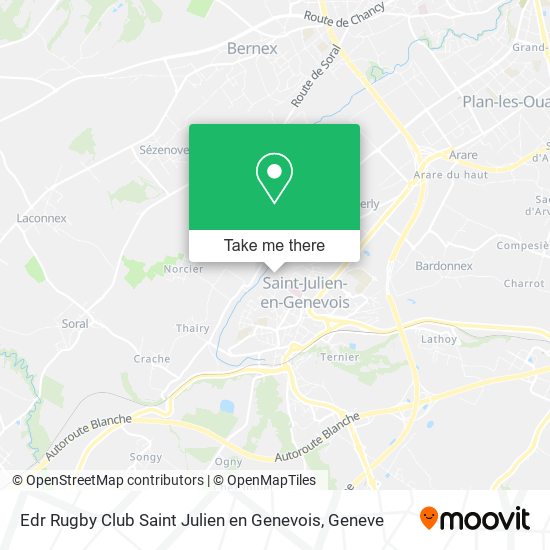 Edr Rugby Club Saint Julien en Genevois map