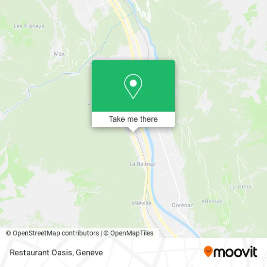 Restaurant Oasis map