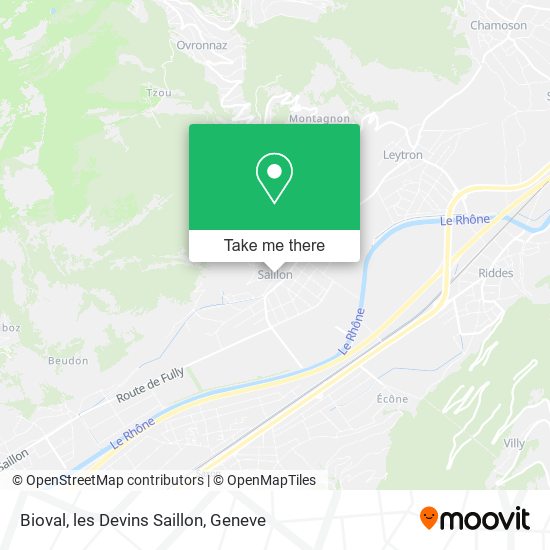 Bioval, les Devins Saillon map