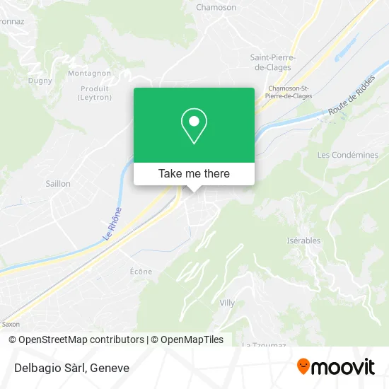 Delbagio Sàrl map