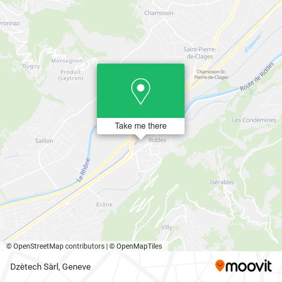 Dzètech Sàrl map