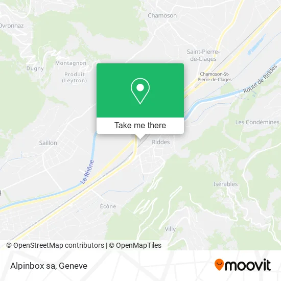 Alpinbox sa map