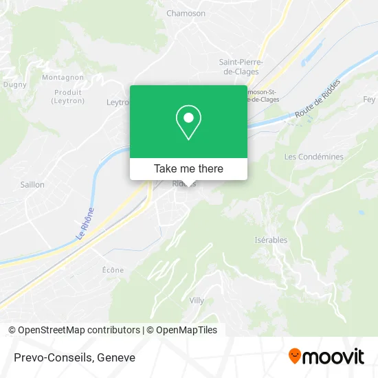 Prevo-Conseils map