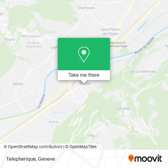 Telepherique map
