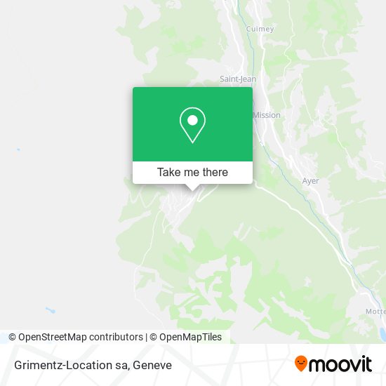 Grimentz-Location sa plan
