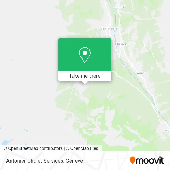 Antonier Chalet Services map