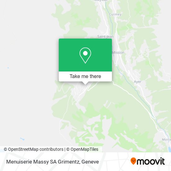 Menuiserie Massy SA Grimentz map