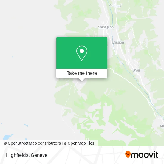 Highfields map