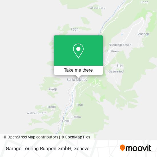 Garage Touring Ruppen GmbH map