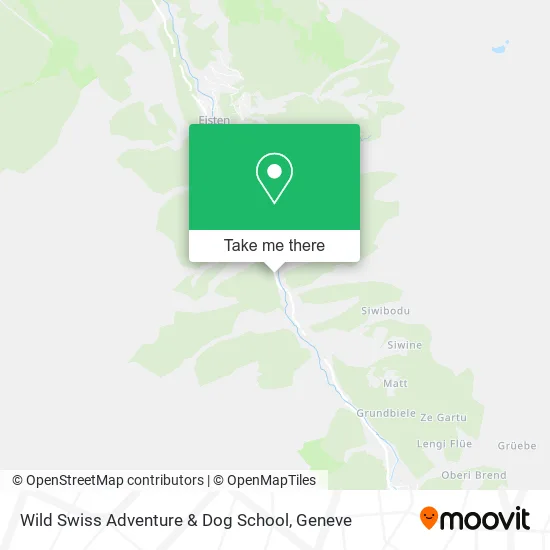 Wild Swiss Adventure & Dog School map