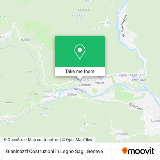 Gianinazzi Costruzioni in Legno Sagl map