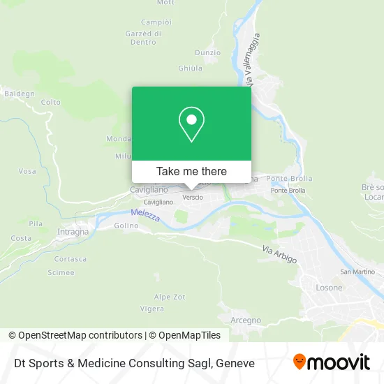 Dt Sports & Medicine Consulting Sagl map