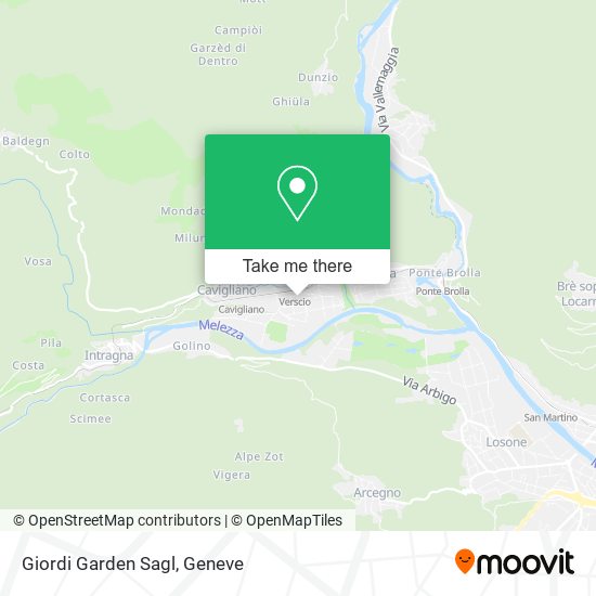 Giordi Garden Sagl map