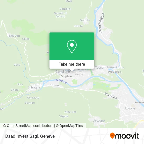 Daad Invest Sagl map
