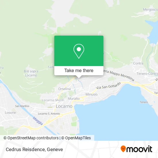 Cedrus Reisdence map