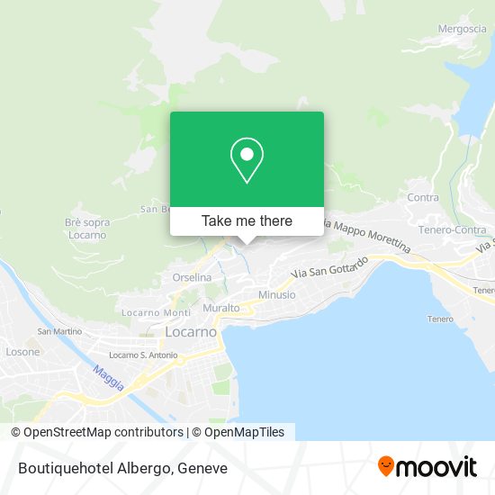 Boutiquehotel Albergo map