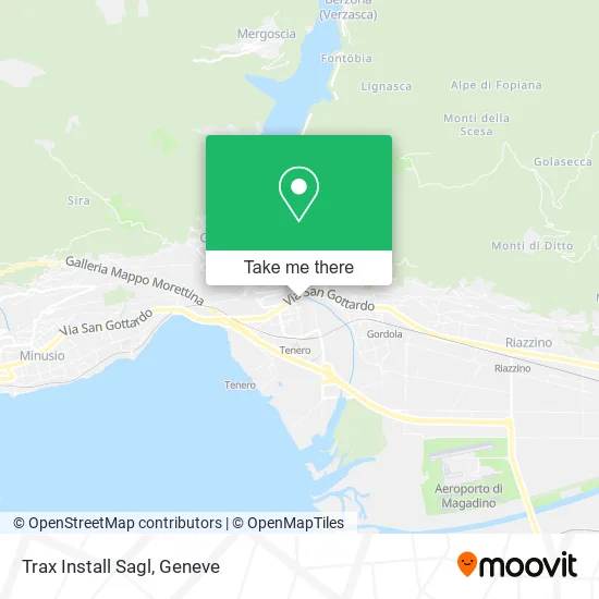 Trax Install Sagl map