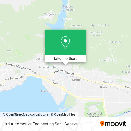 Ird Automotive Engineering Sagl plan