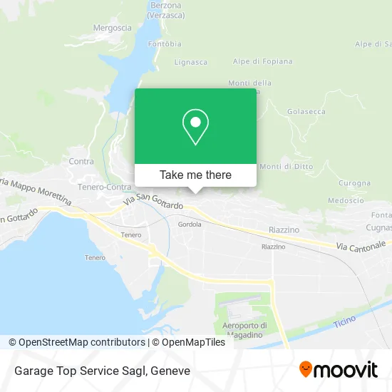 Garage Top Service Sagl map