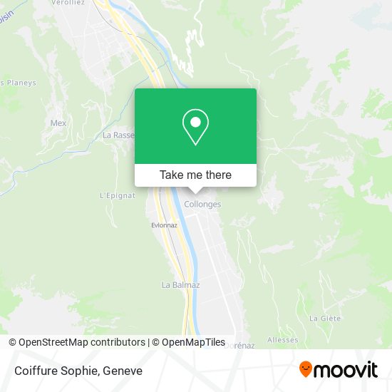 Coiffure Sophie map